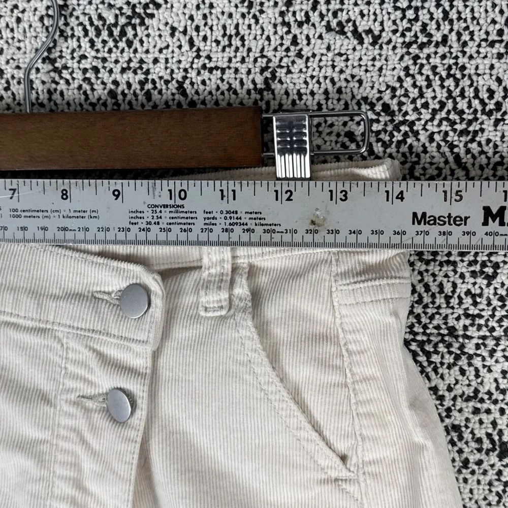 Altar'd State Flannel Mini Skort Womens‎ XS Beige Side Button Preppy School